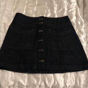 Free People Jean skirt